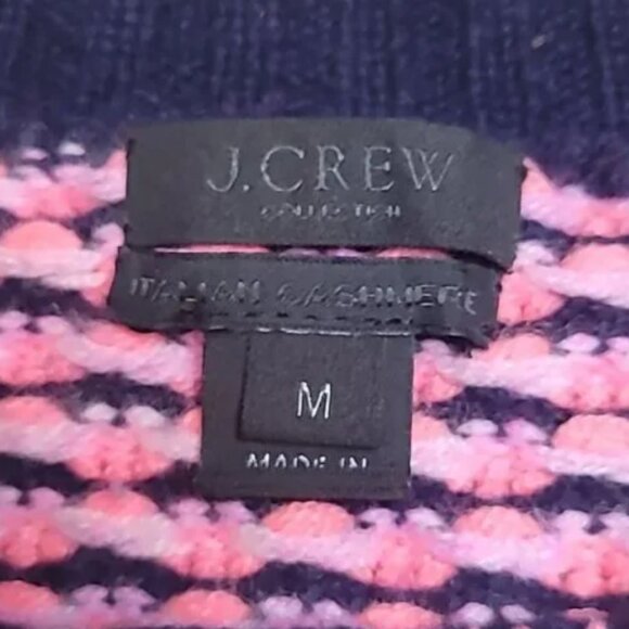 J.Crew Collection Italian Cashmere Heart Sweater (B0026) - Picture 6 of 11